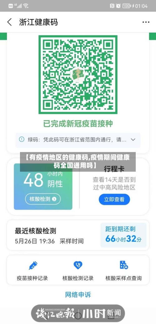 【有疫情地区的健康码,疫情期间健康码全国通用吗】-第2张图片