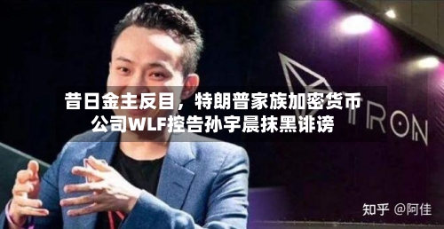 昔日金主反目，特朗普家族加密货币公司WLF控告孙宇晨抹黑诽谤-第2张图片