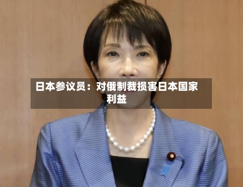 日本参议员：对俄制裁损害日本国家利益