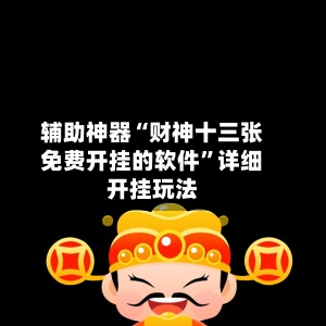 辅助神器“财神十三张免费开挂的软件”详细开挂玩法-第3张图片