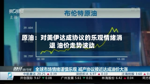 原油：对美伊达成协议的乐观情绪消退 油价走势波动-第2张图片