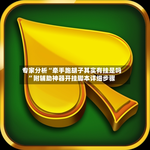 专家分析“牵手跑胡子其实有挂是吗”附辅助神器开挂脚本详细步骤