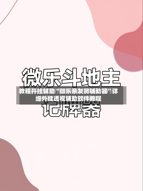 教程开挂辅助“微乐亲友房辅助器”详细外挂透视辅助软件教程-第2张图片