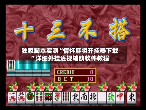 独家脚本实测“情怀麻将开挂器下载”详细外挂透视辅助软件教程