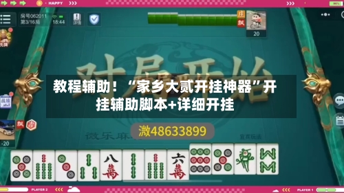 教程辅助！“家乡大贰开挂神器”开挂辅助脚本+详细开挂