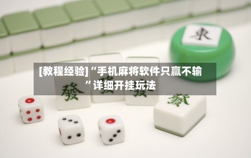 [教程经验]“手机麻将软件只赢不输	”详细开挂玩法-第2张图片