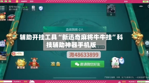 辅助开挂工具“新迅奇麻将牛牛挂”科技辅助神器手机版