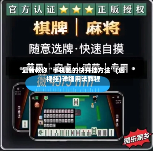 最新教你“手机跑的快开挂方法”(透视挂)详细用法教程-第2张图片
