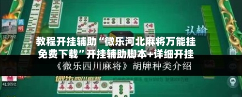 教程开挂辅助“微乐河北麻将万能挂免费下载”开挂辅助脚本+详细开挂-第3张图片