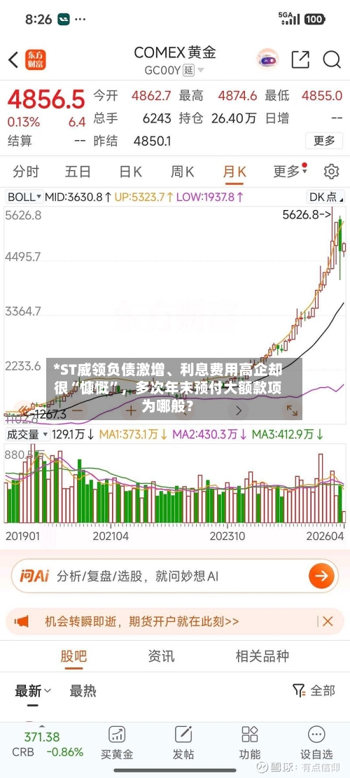 *ST威领负债激增、利息费用高企却很“慷慨	”	，多次年末预付大额款项为哪般？-第2张图片
