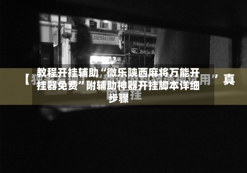 教程开挂辅助“微乐陕西麻将万能开挂器免费”附辅助神器开挂脚本详细步骤