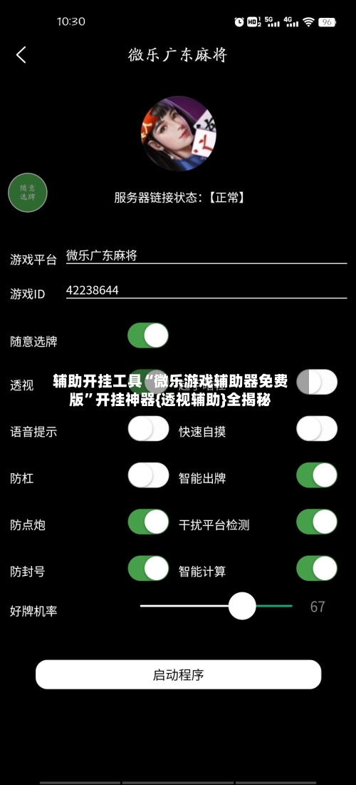 辅助开挂工具“微乐游戏辅助器免费版”开挂神器{透视辅助}全揭秘-第2张图片