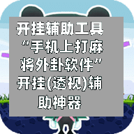 开挂辅助工具“手机上打麻将外卦软件”开挂(透视)辅助神器-第2张图片