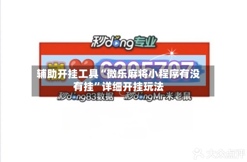 辅助开挂工具“微乐麻将小程序有没有挂”详细开挂玩法-第3张图片