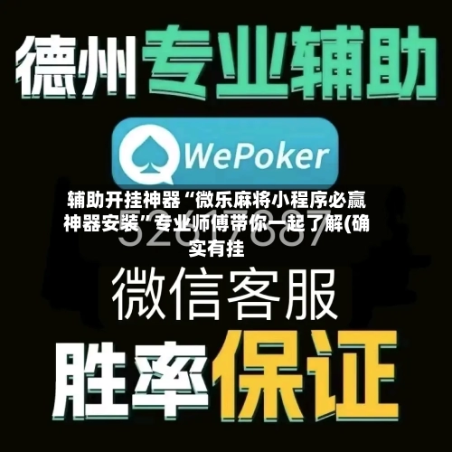 辅助开挂神器“微乐麻将小程序必赢神器安装”专业师傅带你一起了解(确实有挂-第3张图片