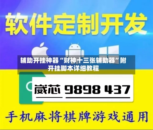辅助开挂神器“财神十三张辅助器	”附开挂脚本详细教程-第2张图片