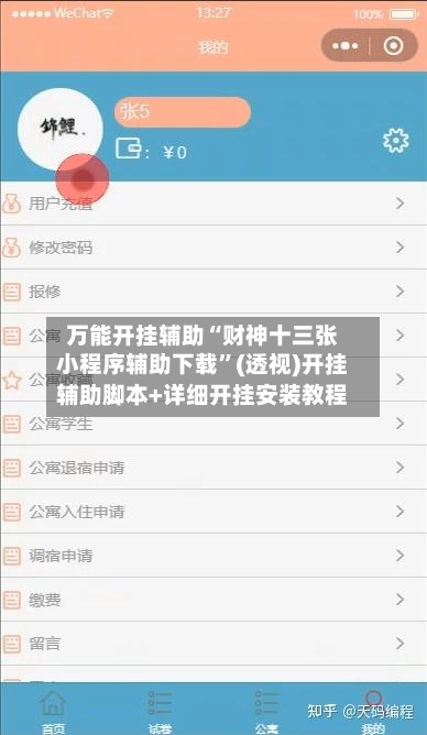 万能开挂辅助“财神十三张小程序辅助下载”(透视)开挂辅助脚本+详细开挂安装教程-第2张图片
