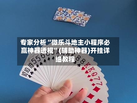 专家分析“微乐斗地主小程序必赢神器透视”(辅助神器)开挂详细教程-第2张图片