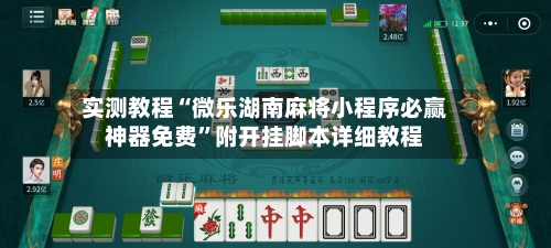 实测教程“微乐湖南麻将小程序必赢神器免费”附开挂脚本详细教程-第3张图片
