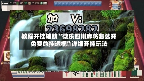 教程开挂辅助“微乐四川麻将怎么开免费的挂透视”详细开挂玩法