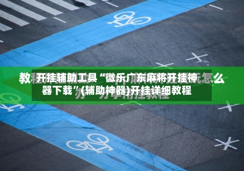 开挂辅助工具“微乐广东麻将开挂神器下载”(辅助神器)开挂详细教程