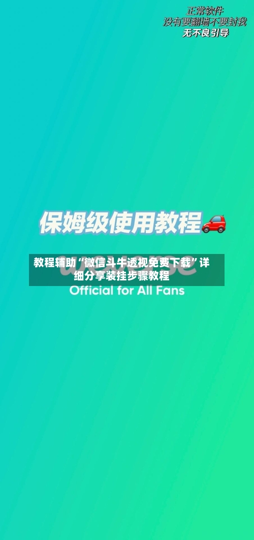 教程辅助“微信斗牛透视免费下载”详细分享装挂步骤教程