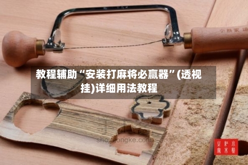 教程辅助“安装打麻将必赢器”(透视挂)详细用法教程-第3张图片