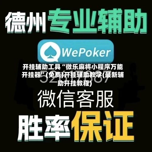 开挂辅助工具“微乐麻将小程序万能开挂器”(免费)开挂辅助教学(最新辅助开挂教程)-第3张图片