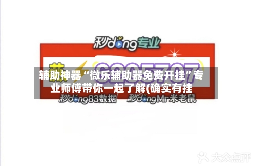 辅助神器“微乐辅助器免费开挂	”专业师傅带你一起了解(确实有挂-第2张图片