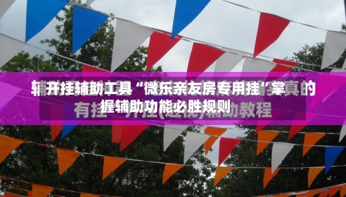 开挂辅助工具“微乐亲友房专用挂”掌握辅助功能必胜规则