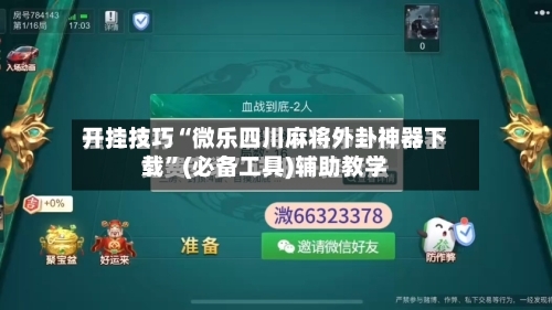 开挂技巧“微乐四川麻将外卦神器下载”(必备工具)辅助教学-第2张图片