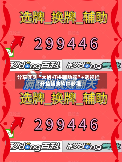 分享实测“大冶打拱辅助器”+透视挂	”开挂辅助软件教程-第2张图片