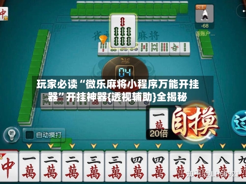 玩家必读“微乐麻将小程序万能开挂器”开挂神器{透视辅助}全揭秘-第2张图片