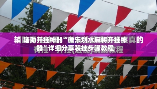 辅助开挂神器“微乐划水麻将开挂神器”详细分享装挂步骤教程-第3张图片