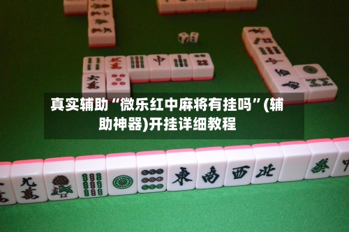 真实辅助“微乐红中麻将有挂吗	”(辅助神器)开挂详细教程-第2张图片