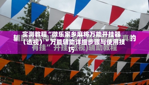 实测教程“微乐家乡麻将万能开挂器（透视）”万能辅助详细步骤与使用技巧