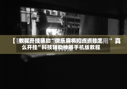 教程开挂辅助“微乐麻将扣点点挂怎么开挂	”科技辅助神器手机版教程-第2张图片