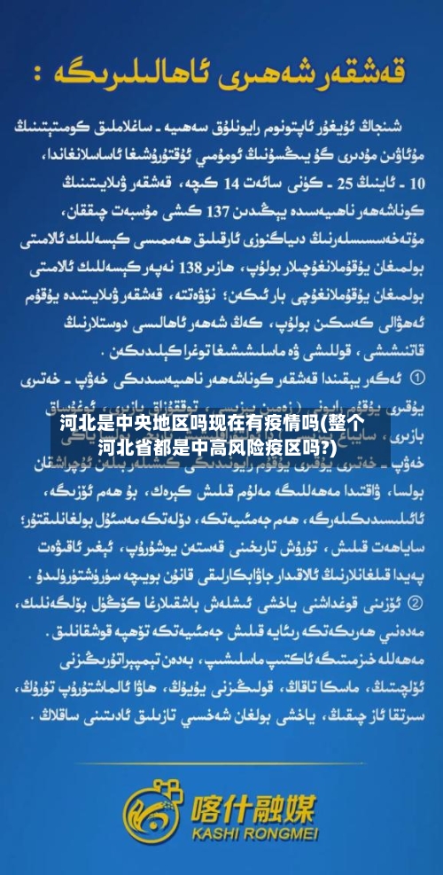 河北是中央地区吗现在有疫情吗(整个河北省都是中高风险疫区吗?)