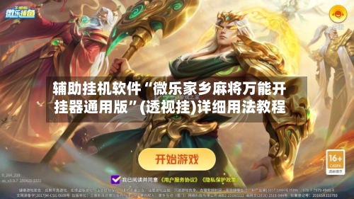 辅助挂机软件“微乐家乡麻将万能开挂器通用版”(透视挂)详细用法教程-第2张图片