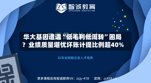华大基因遭遇“低毛利低周转”困局？业绩质量堪忧坏账计提比例超40%