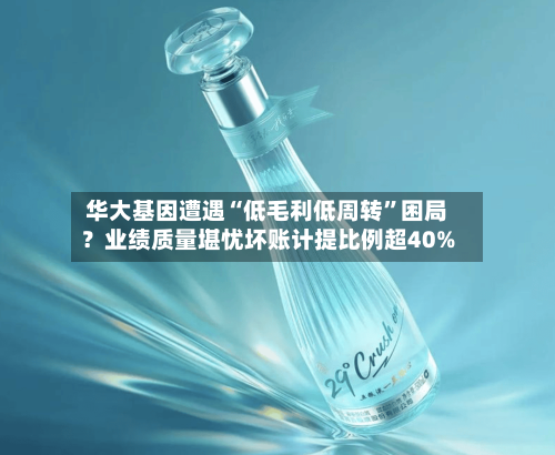 华大基因遭遇“低毛利低周转”困局？业绩质量堪忧坏账计提比例超40%-第2张图片