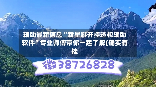 辅助最新信息“新星游开挂透视辅助软件”专业师傅带你一起了解(确实有挂