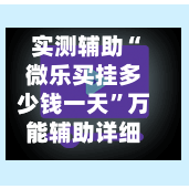 实测辅助“微乐买挂多少钱一天”万能辅助详细步骤与使用技巧