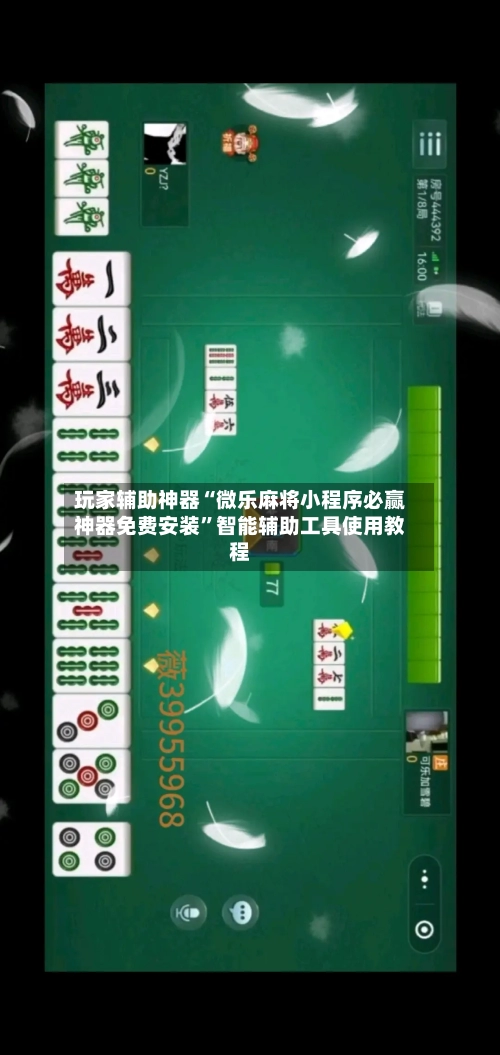 玩家辅助神器“微乐麻将小程序必赢神器免费安装”智能辅助工具使用教程-第2张图片