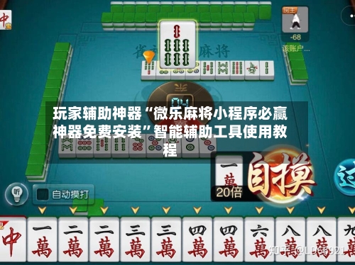 玩家辅助神器“微乐麻将小程序必赢神器免费安装”智能辅助工具使用教程-第3张图片