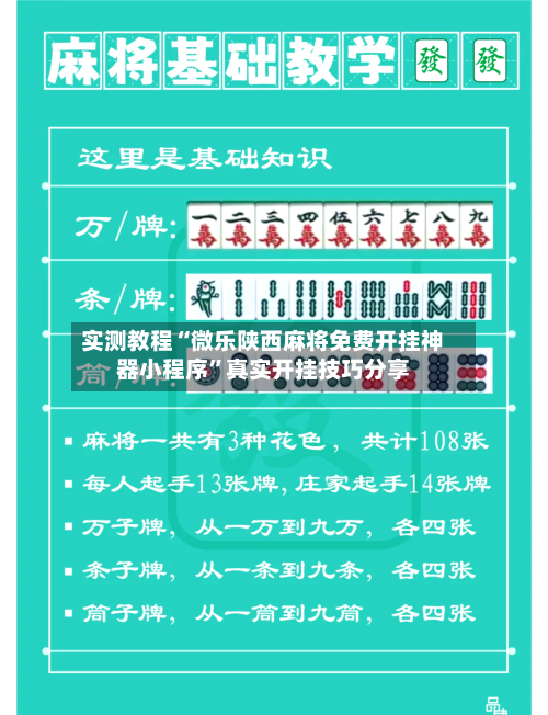 实测教程“微乐陕西麻将免费开挂神器小程序”真实开挂技巧分享-第1张图片