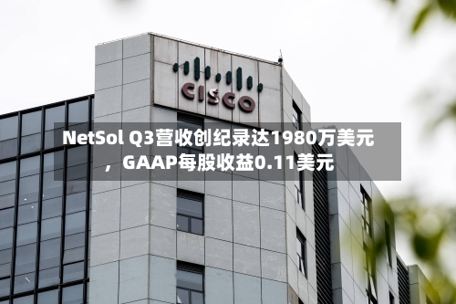 NetSol Q3营收创纪录达1980万美元，GAAP每股收益0.11美元-第3张图片