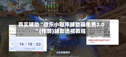 真实辅助“微乐小程序辅助器免费2.0”(作弊)辅助透视教程-第3张图片