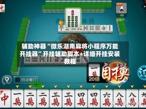 辅助神器“微乐湖南麻将小程序万能开挂器”开挂辅助脚本+详细开挂安装教程-第2张图片