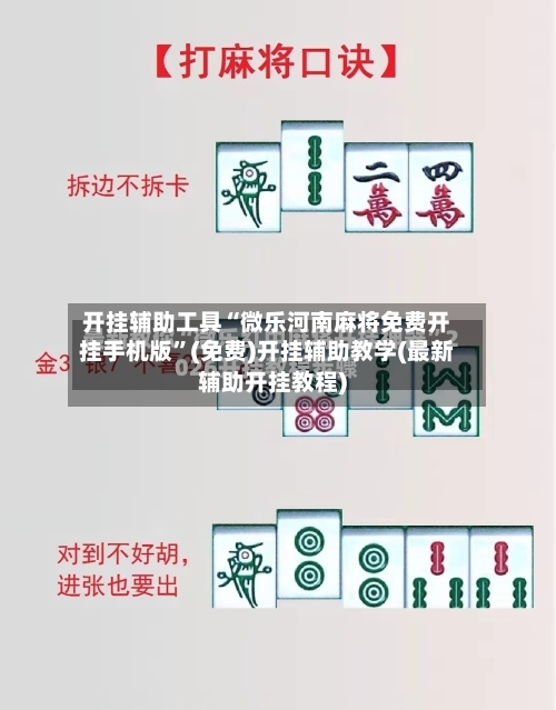 开挂辅助工具“微乐河南麻将免费开挂手机版”(免费)开挂辅助教学(最新辅助开挂教程)-第3张图片